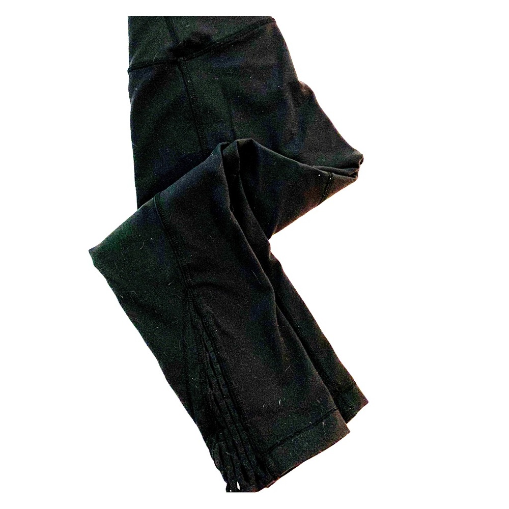Lululemon crop leggings with lattice trim